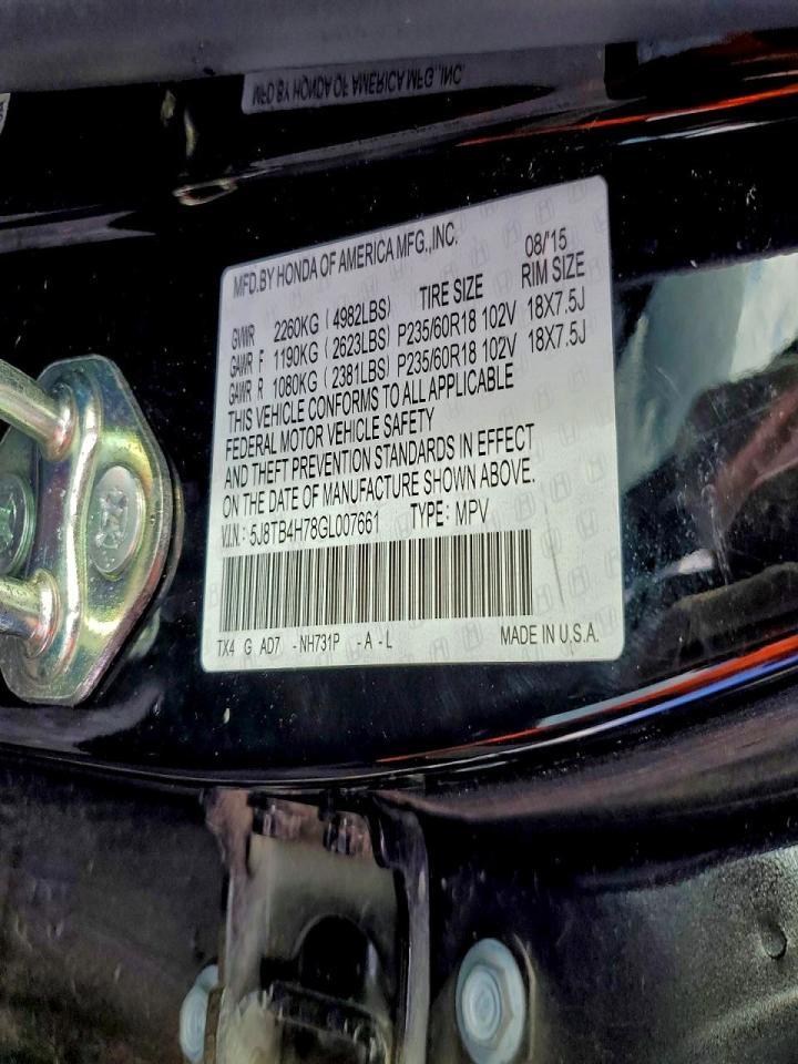 2016 ACURA RDX