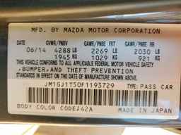 2015 MAZDA 6