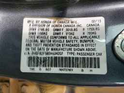 2013 HONDA CIVIC