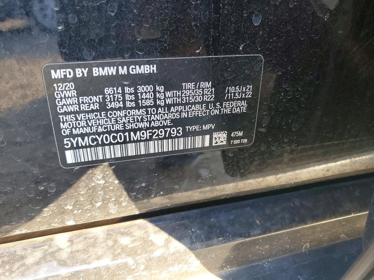 2021 BMW X6