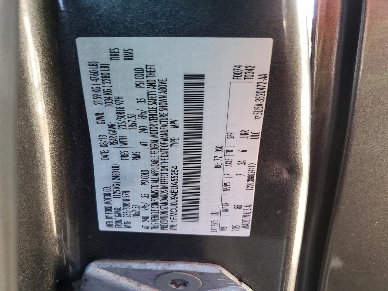 2014 FORD ESCAPE