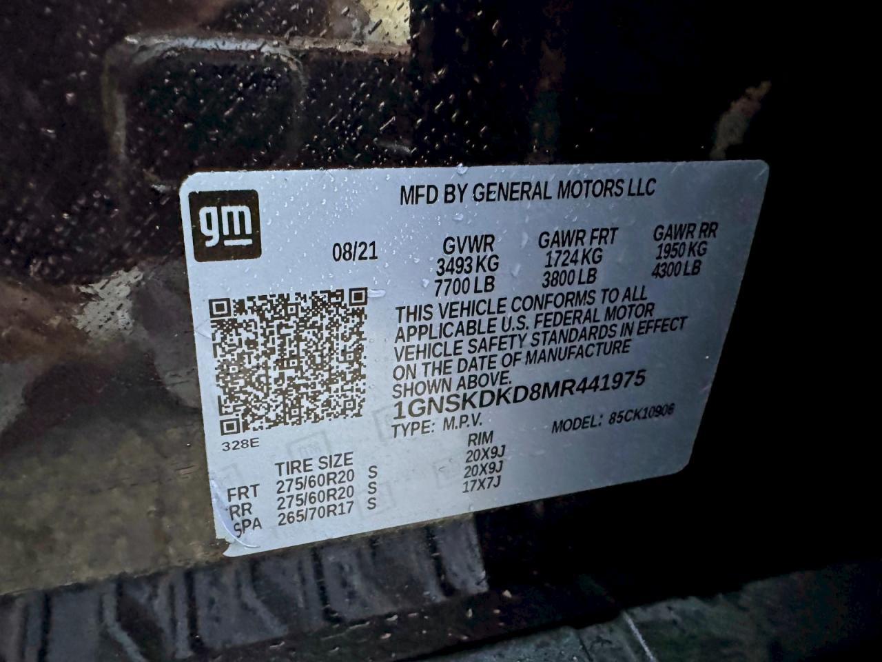 2021 CHEVROLET Suburban