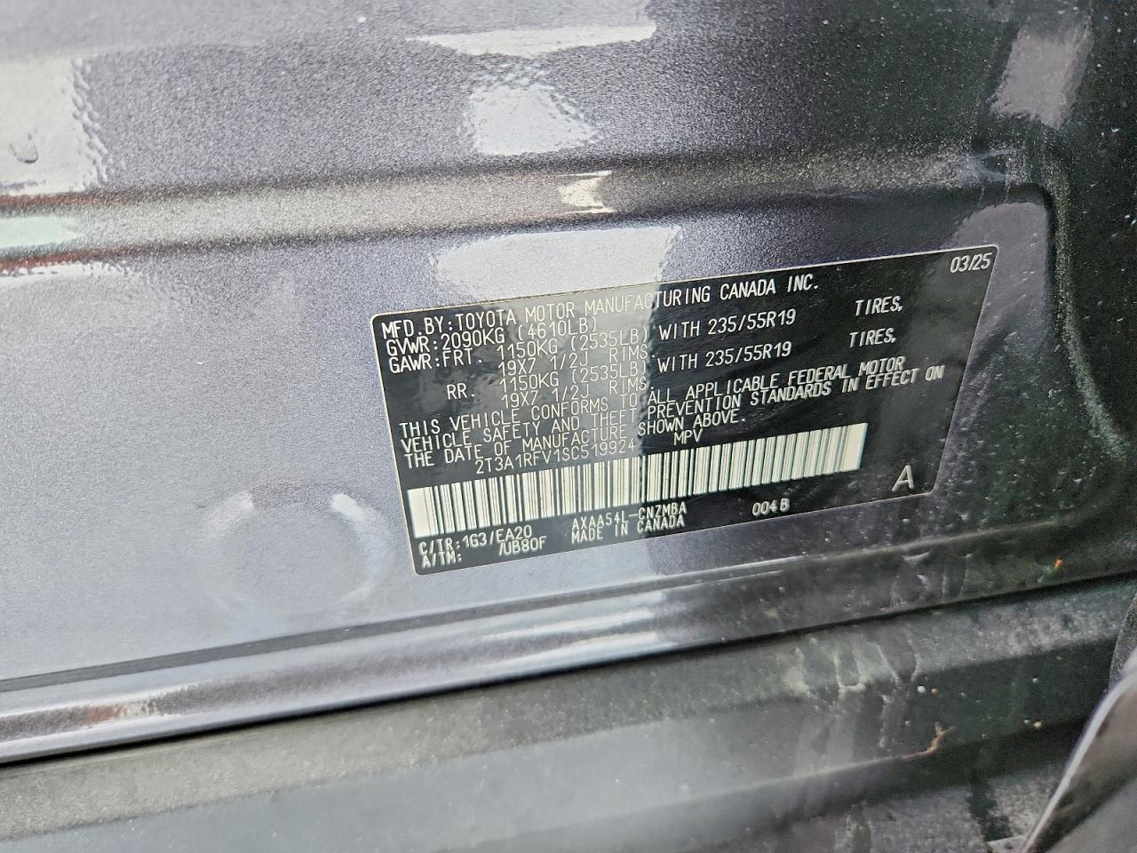 2025 TOYOTA RAV4