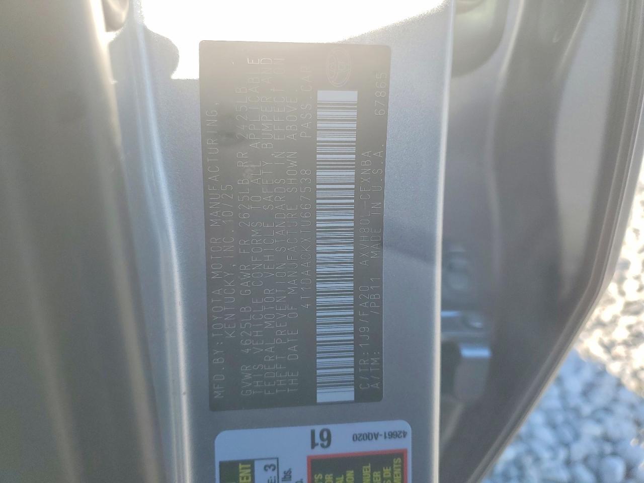 2026 TOYOTA CAMRY