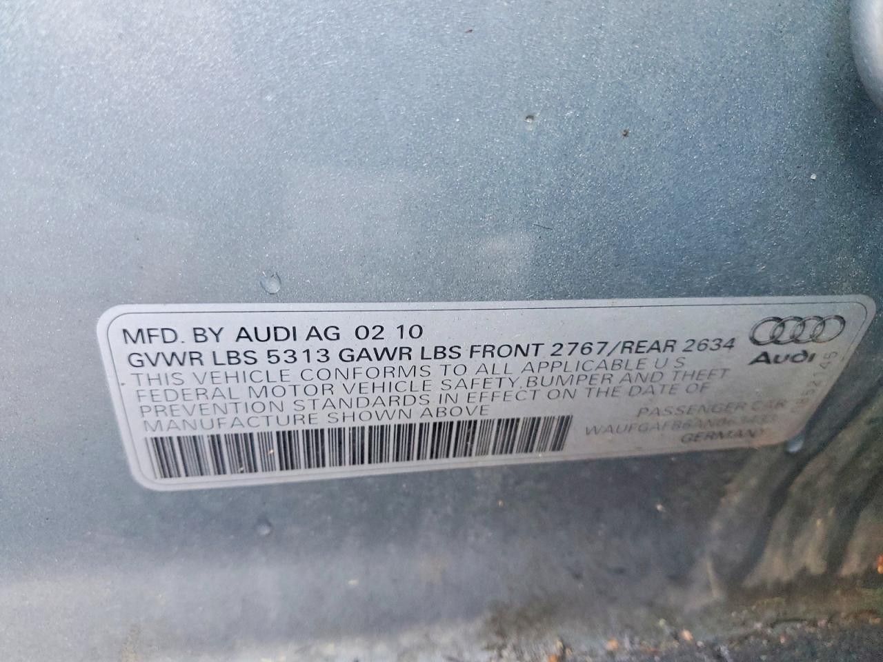 2010 AUDI A6