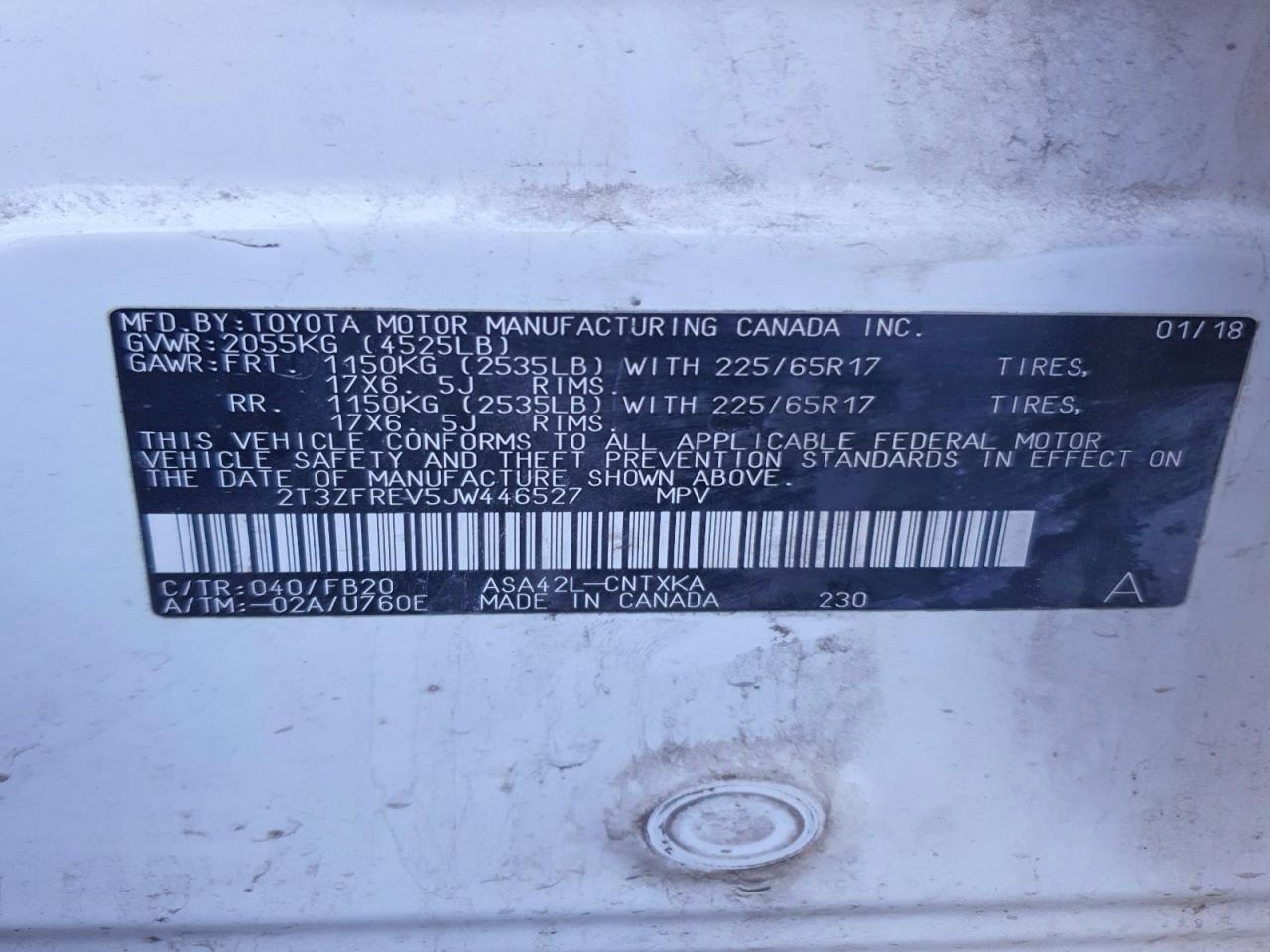 2018 TOYOTA RAV4