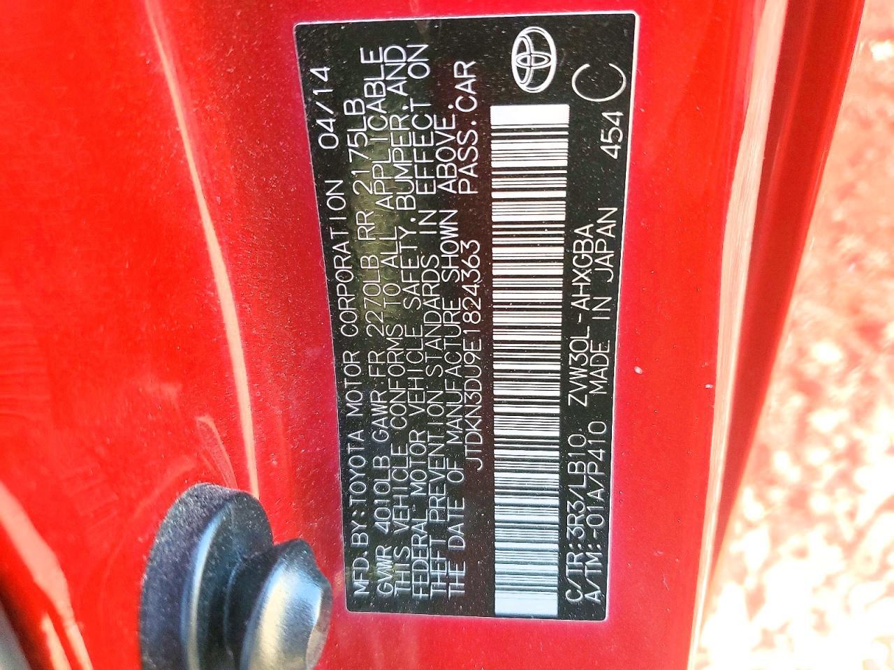 2014 TOYOTA PRIUS