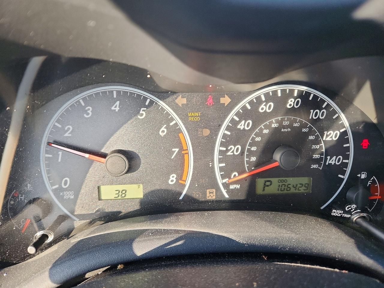 2012 TOYOTA COROLLA