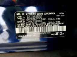 2025 MITSUBISHI outlander
