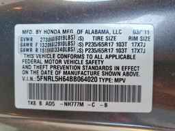 2011 HONDA ODYSSEY