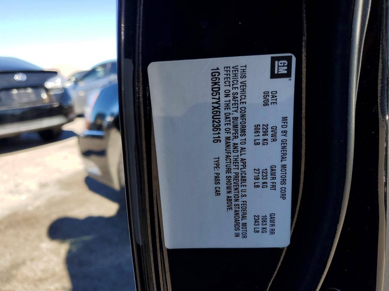 2006 CADILLAC DTS