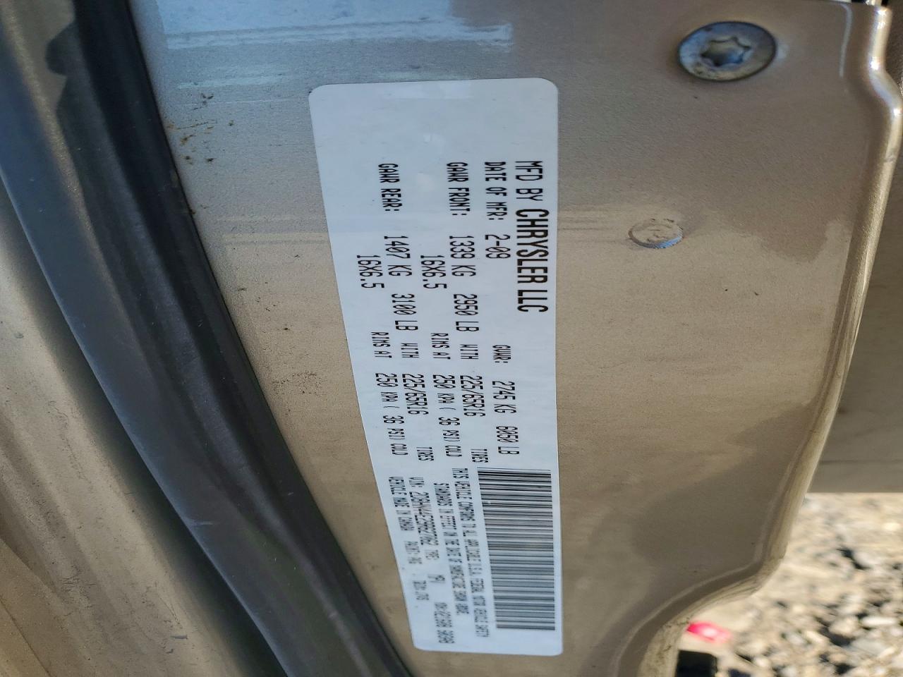 2009 DODGE GRAND CARAVAN