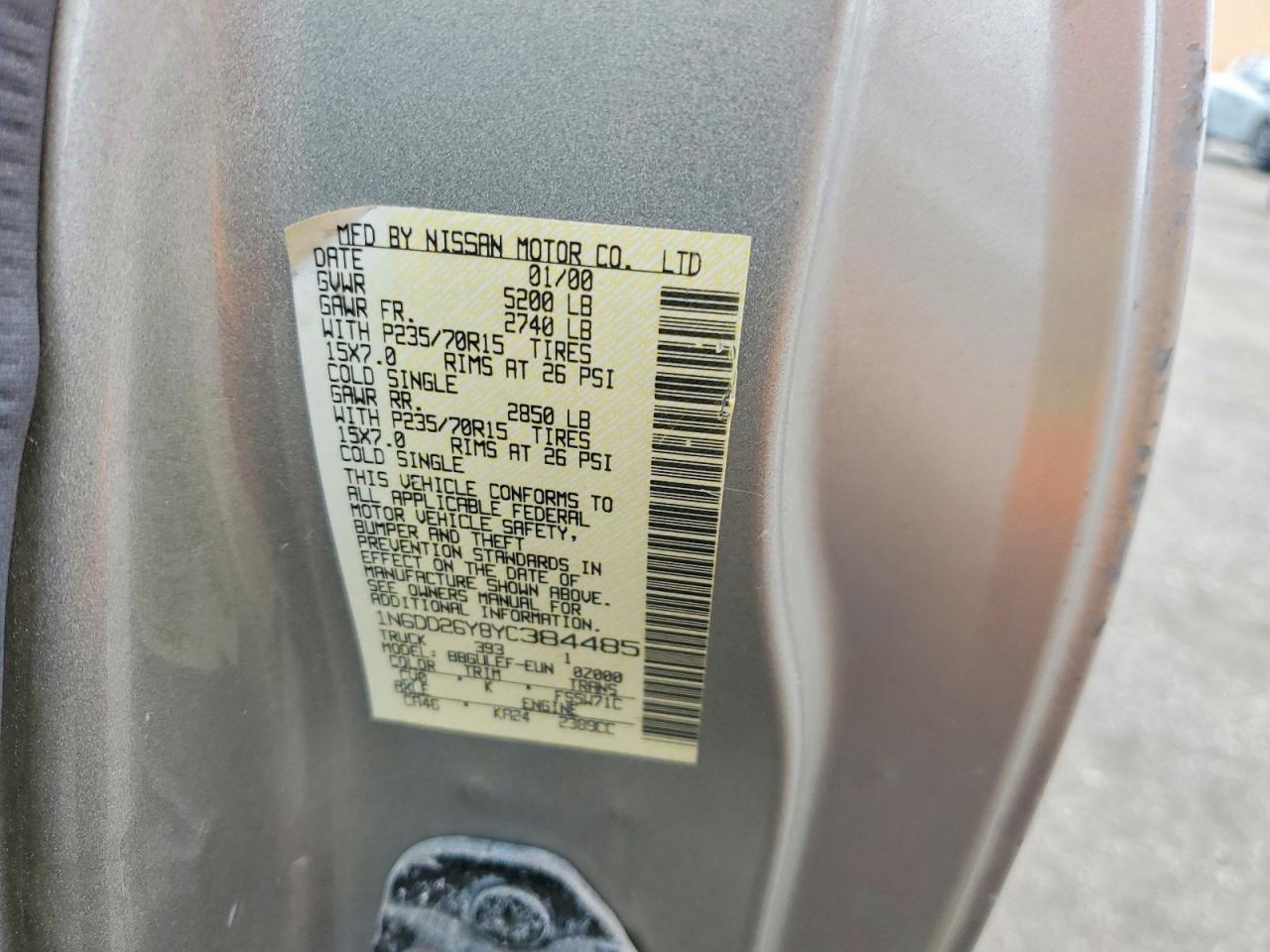 2000 NISSAN Frontier