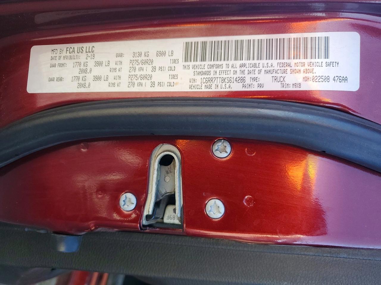 2019 RAM 1500
