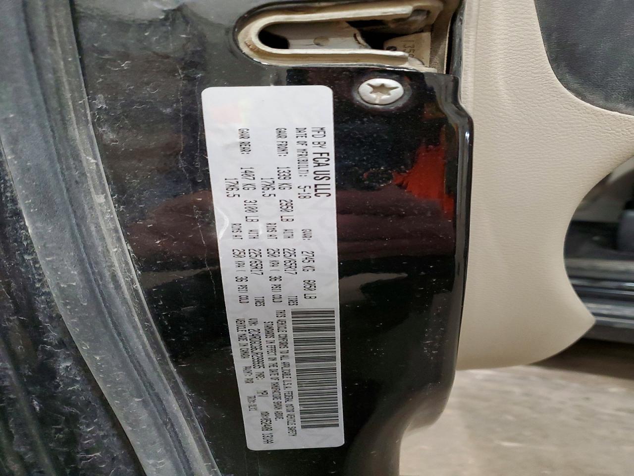 2018 DODGE GRAND CARAVAN