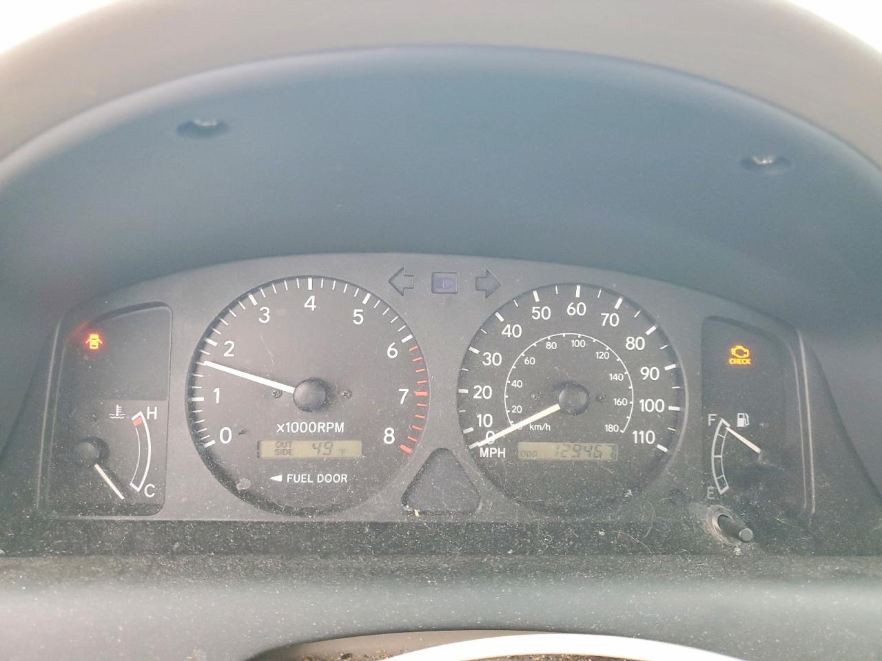 2001 TOYOTA COROLLA