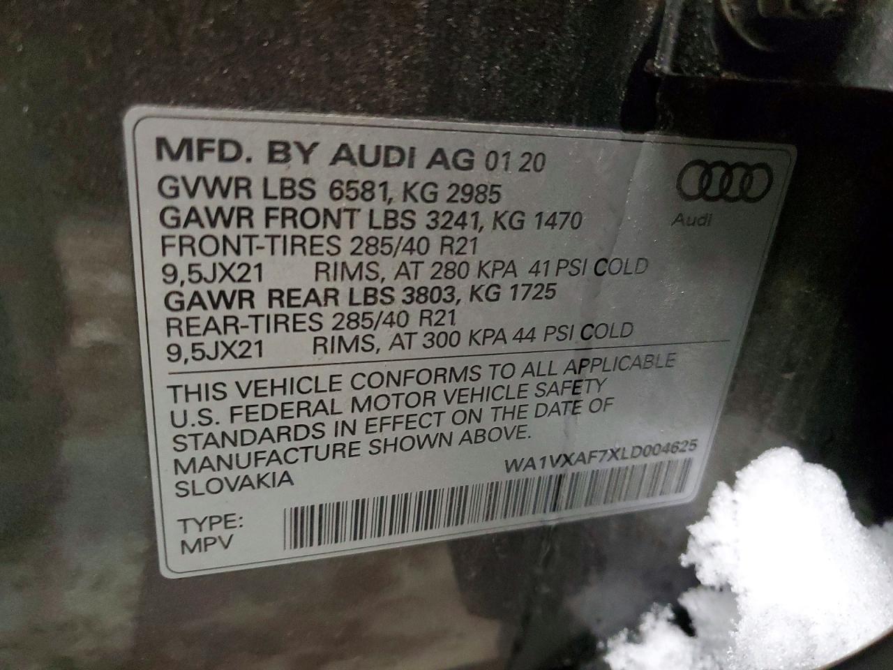2020 AUDI Q7