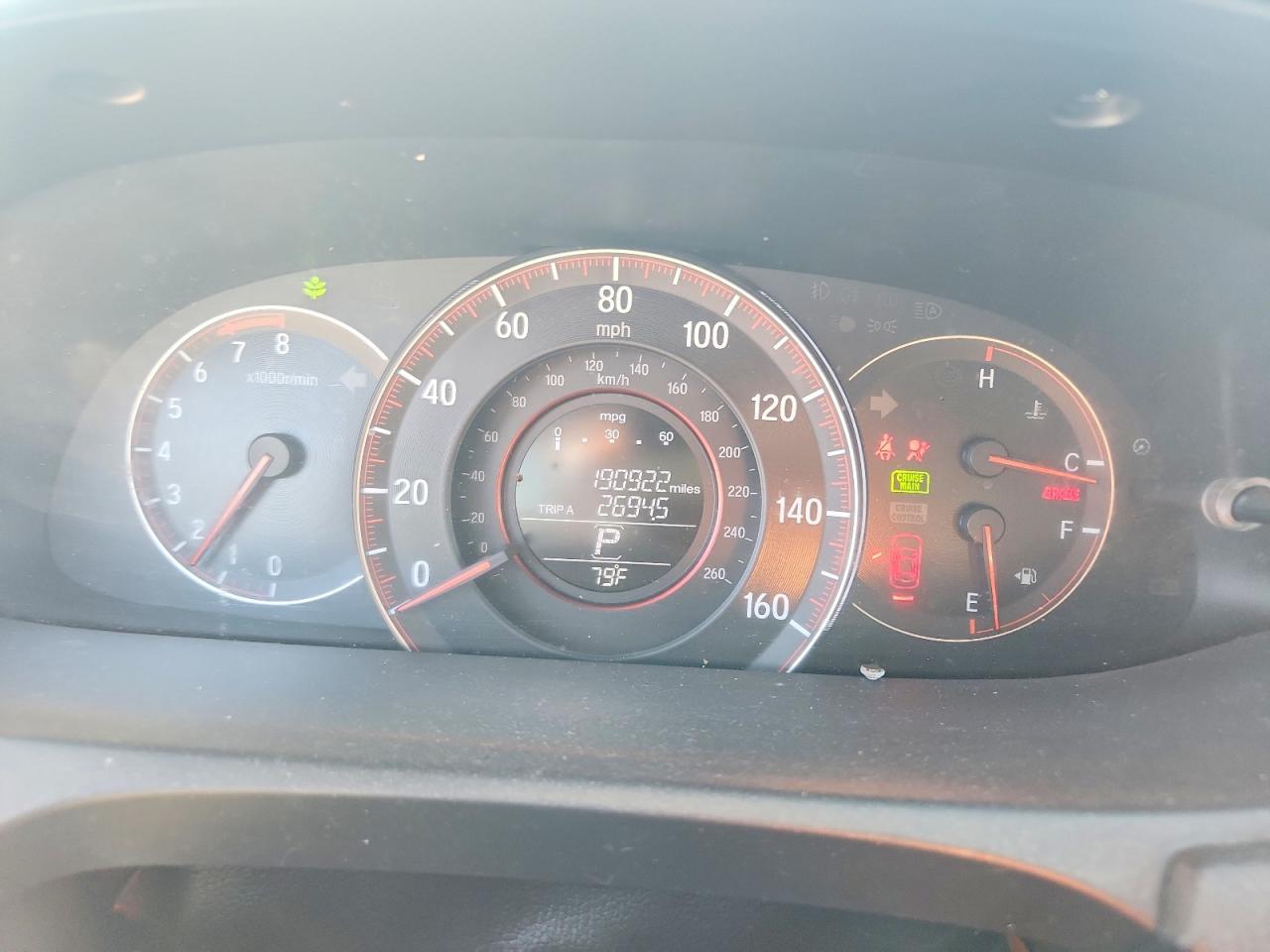 2016 HONDA ACCORD