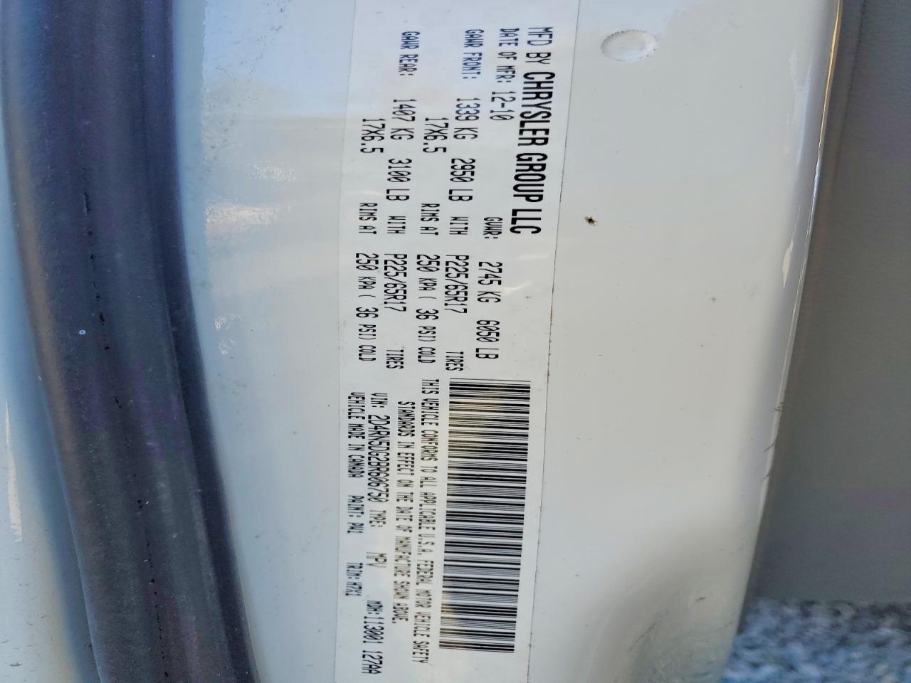 2011 DODGE GRAND CARAVAN