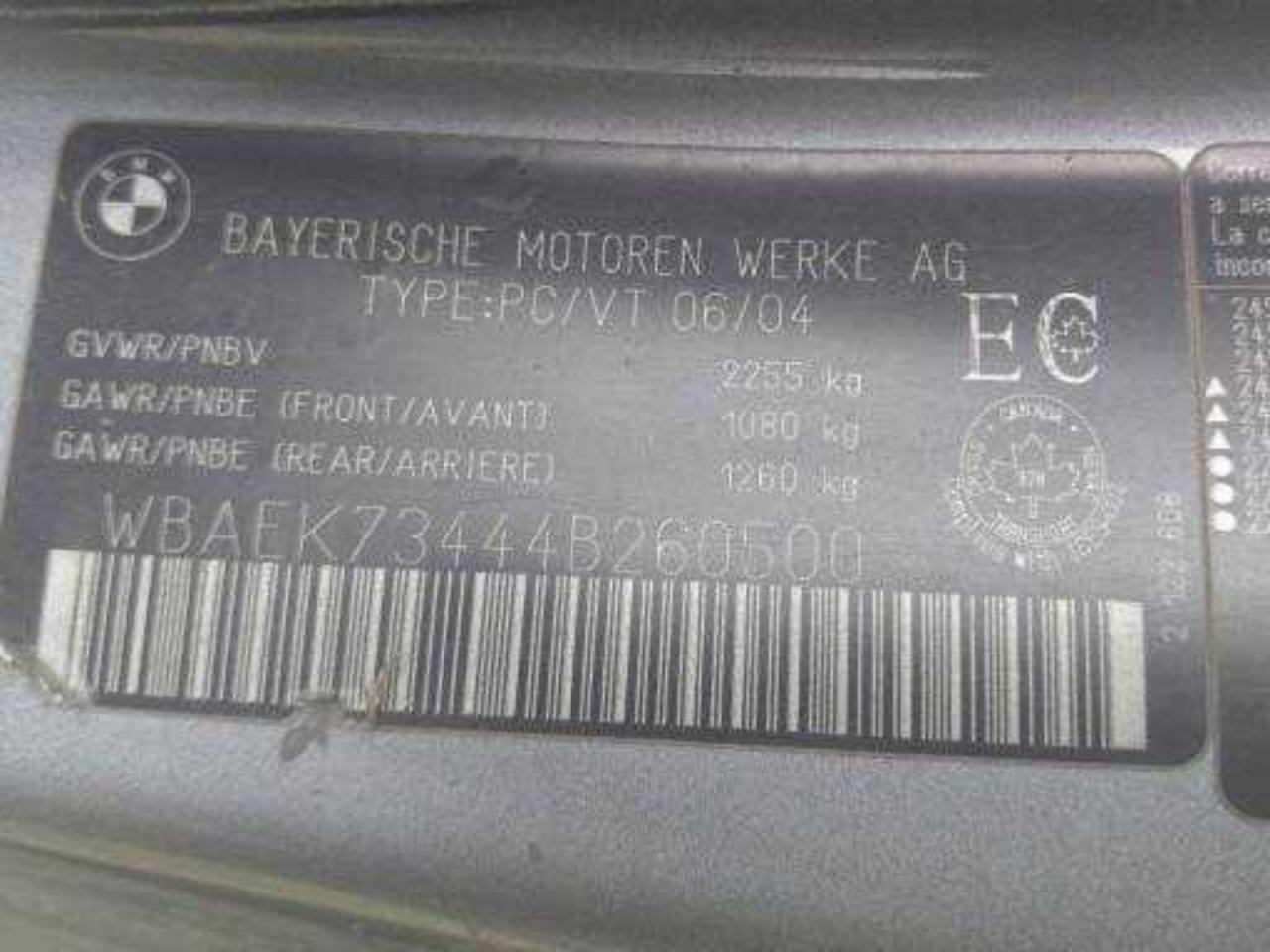 2004 BMW 6 Series