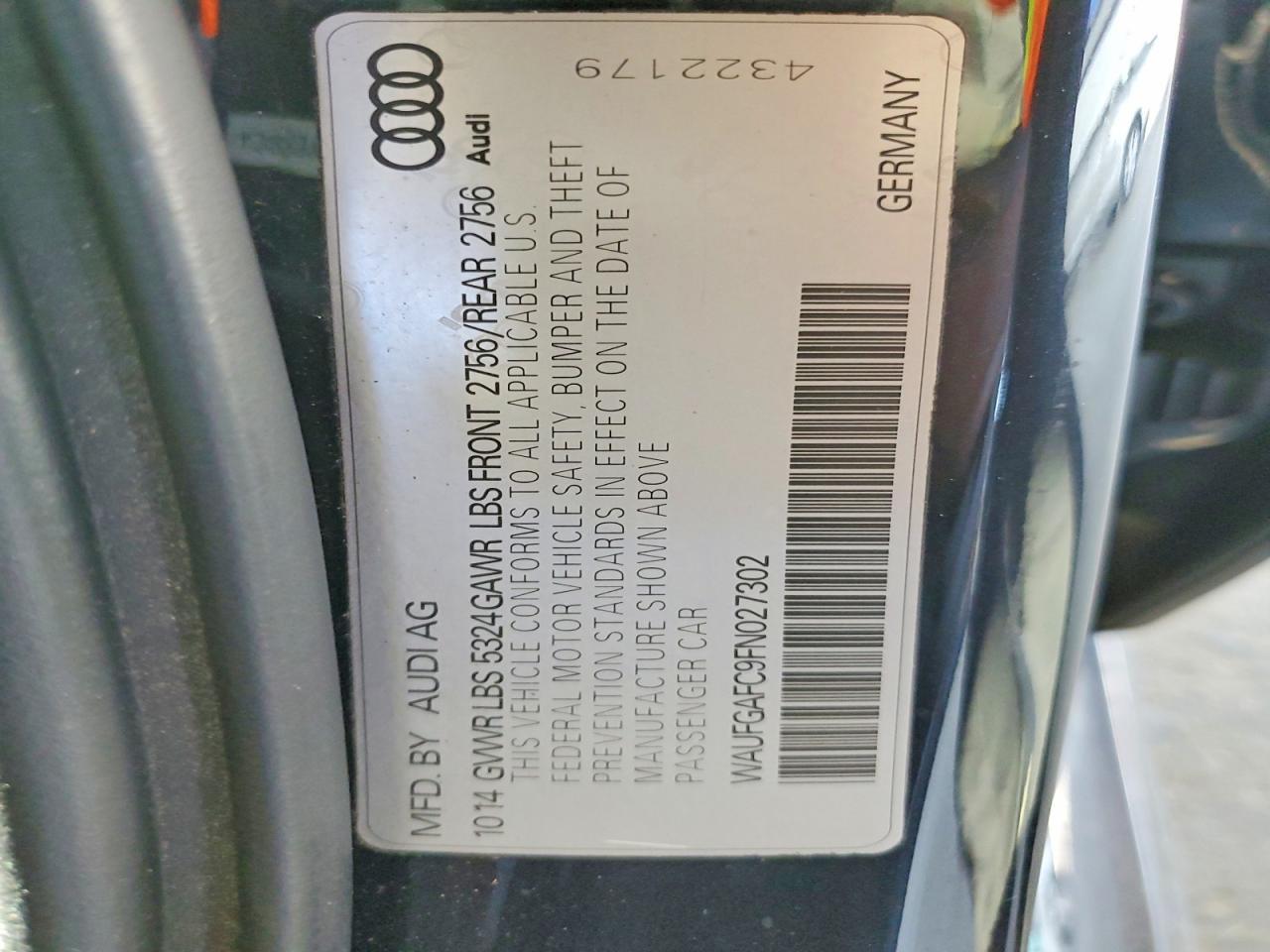 2015 AUDI A6