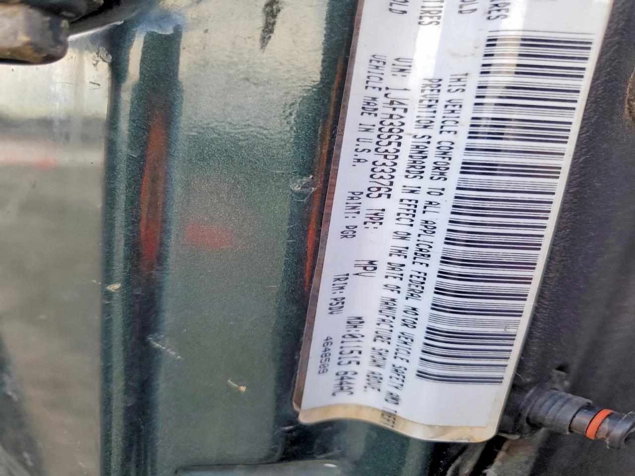 2003 JEEP WRANGLER
