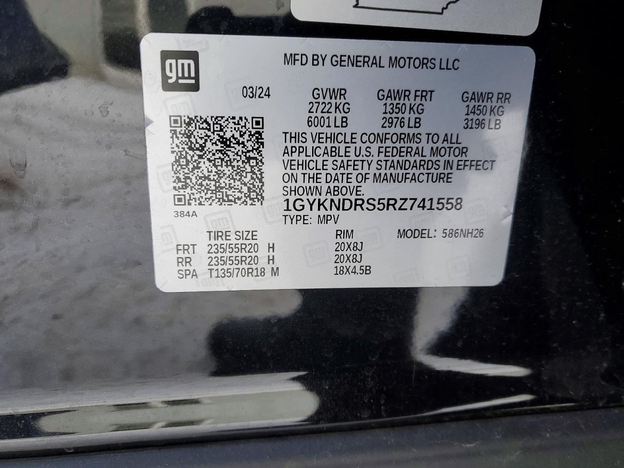 2024 CADILLAC XT5