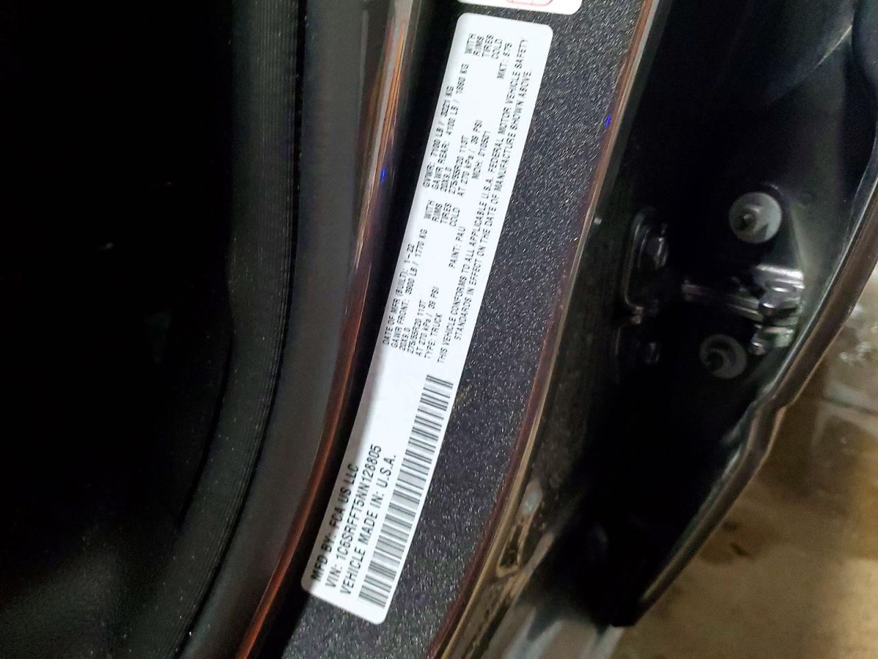 2022 RAM 1500