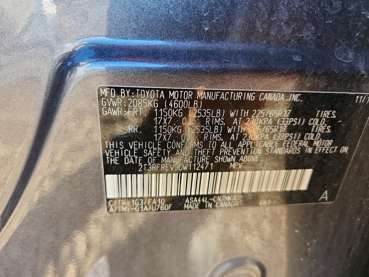 2013 TOYOTA RAV4