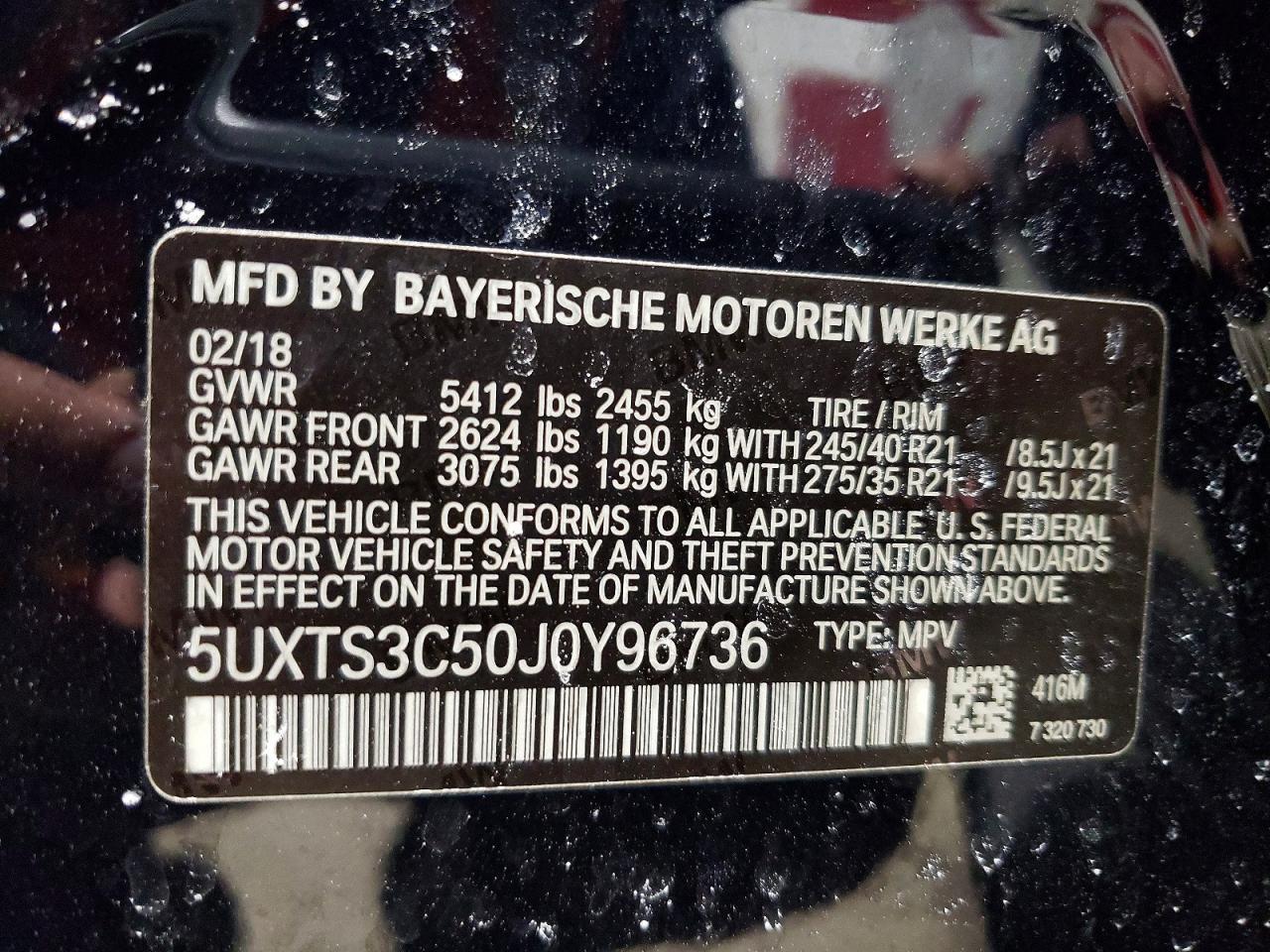 2018 BMW X3