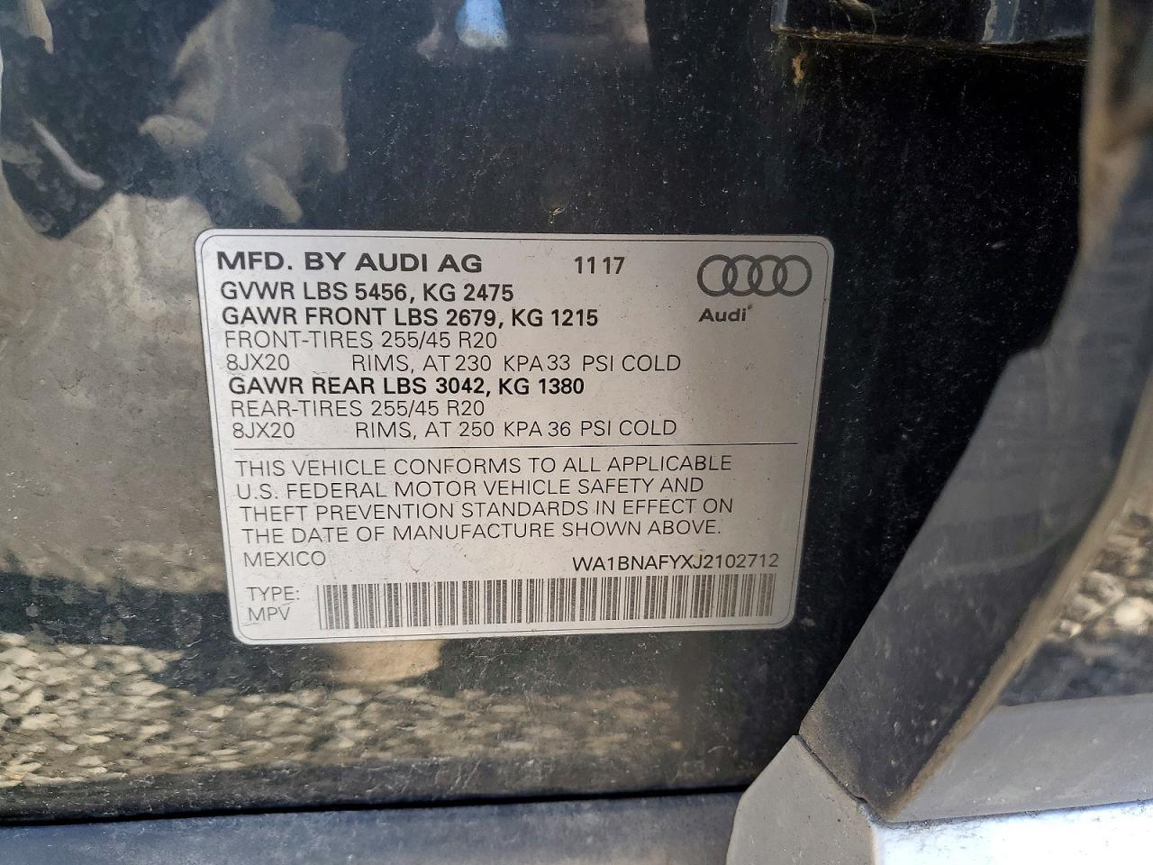 2018 AUDI Q5
