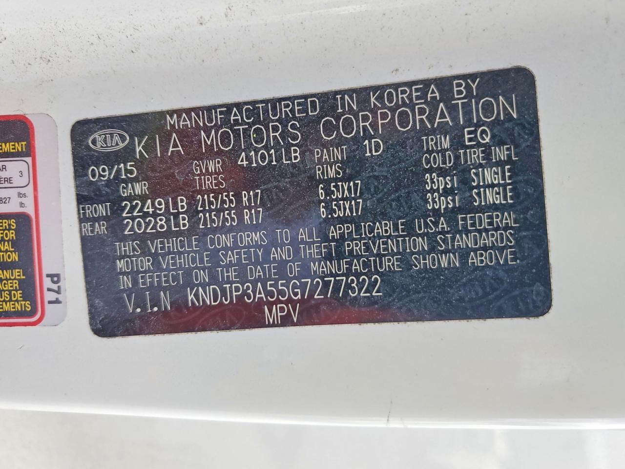 2016 KIA SOUL