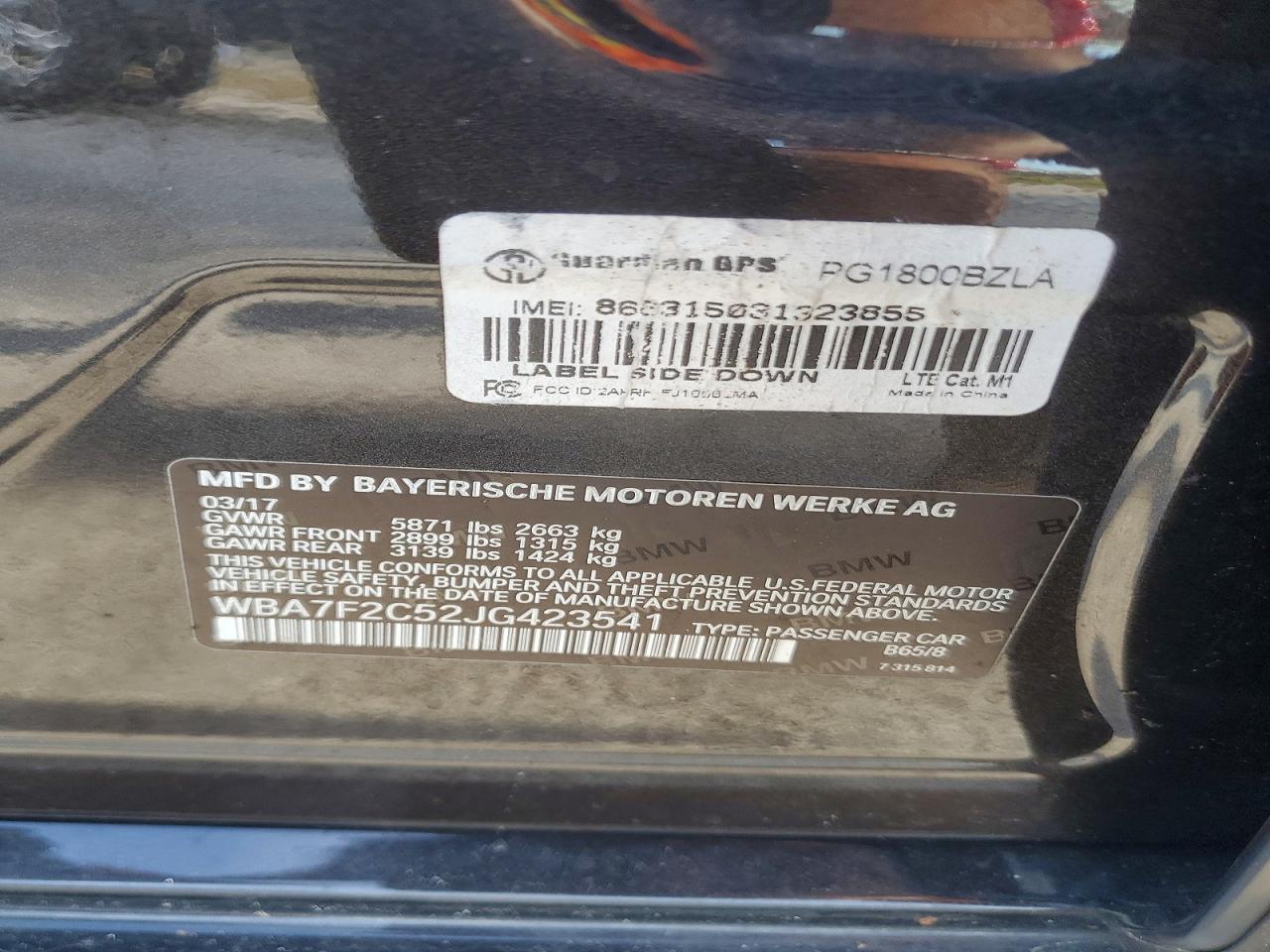 2018 BMW 7 series