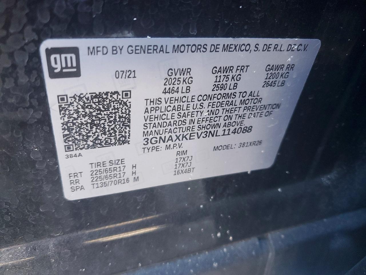 2022 CHEVROLET EQUINOX