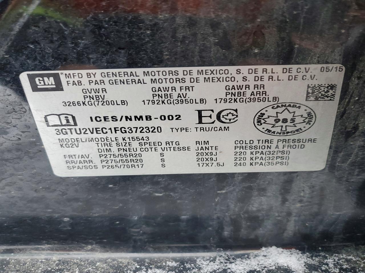2015 GMC Sierra