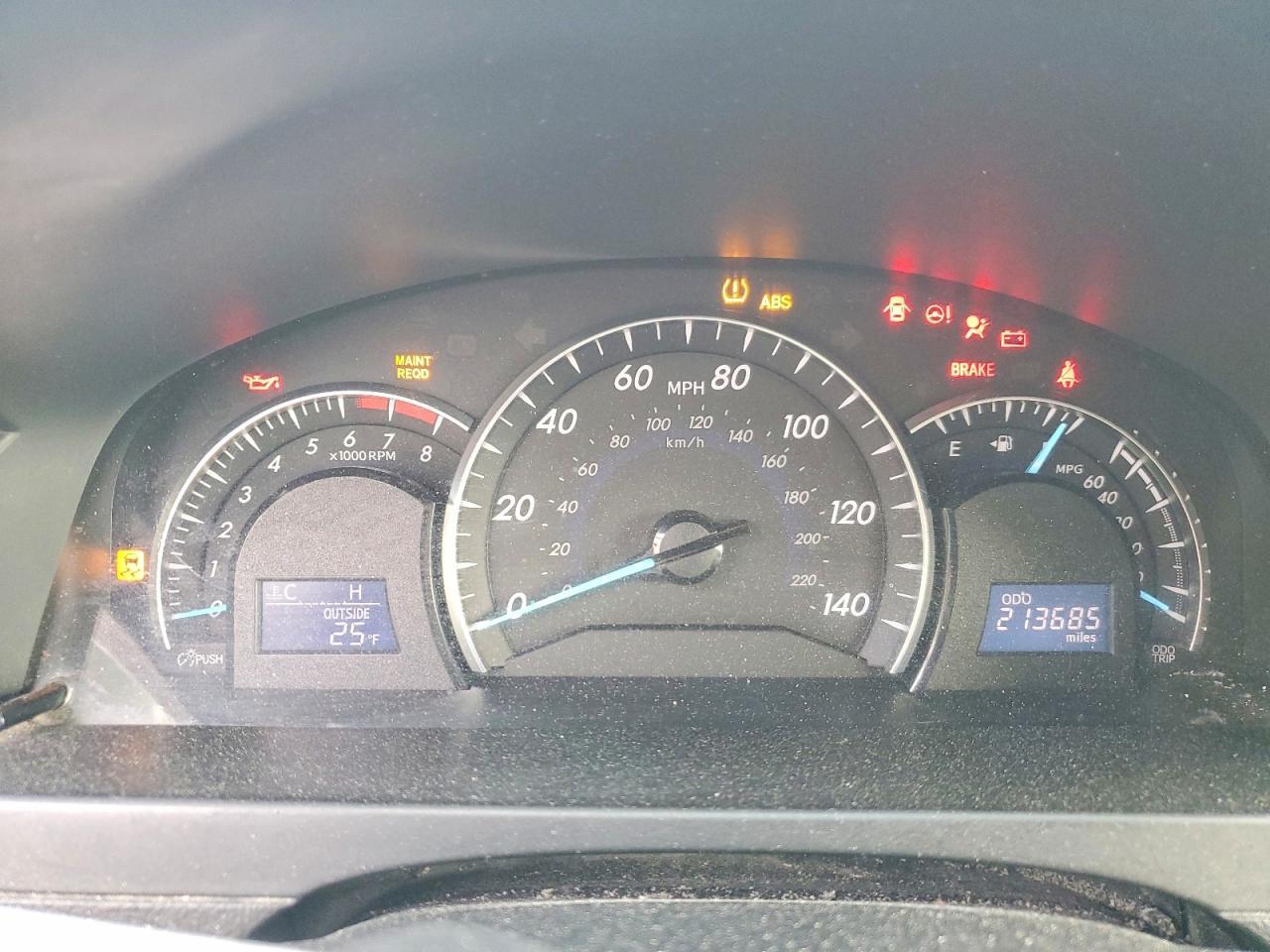 2012 TOYOTA CAMRY