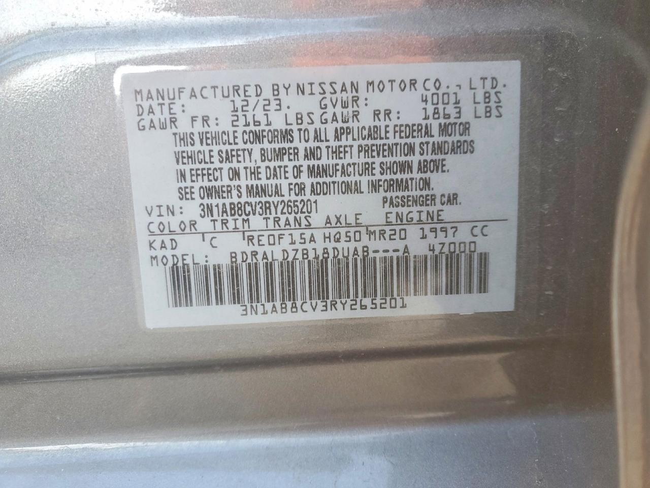 2024 NISSAN SENTRA