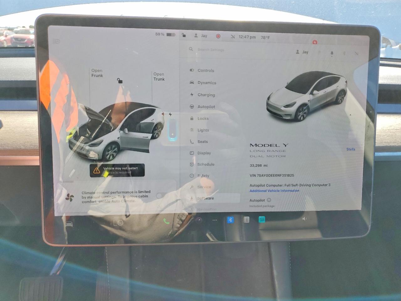 2022 TESLA MODEL Y