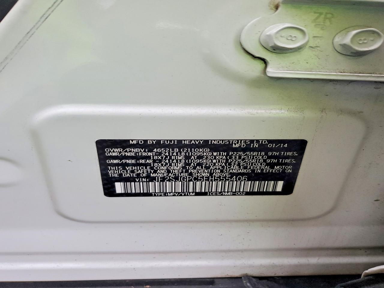 2014 SUBARU FORESTER