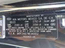 2021 KIA FORTE