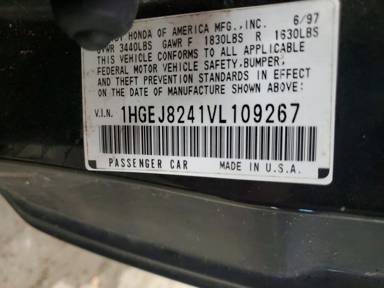 1997 HONDA CIVIC
