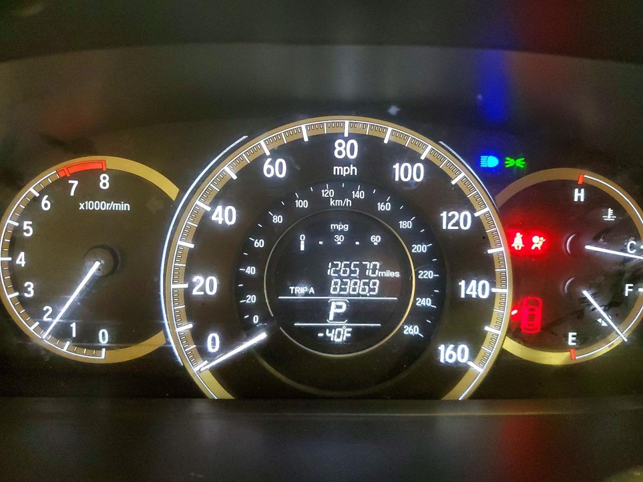 2016 HONDA ACCORD