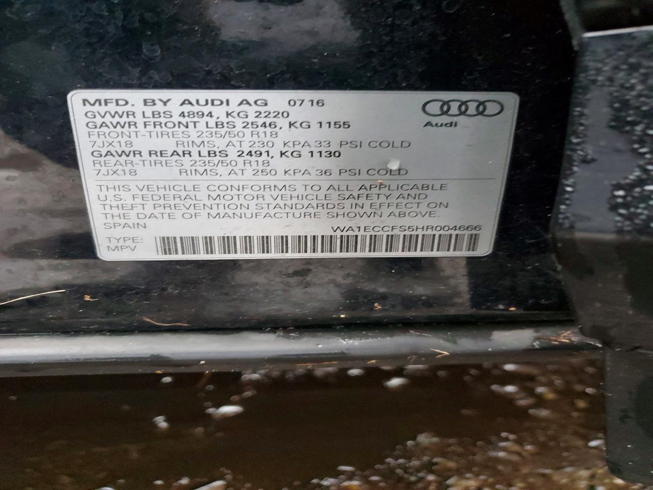 2017 AUDI Q3