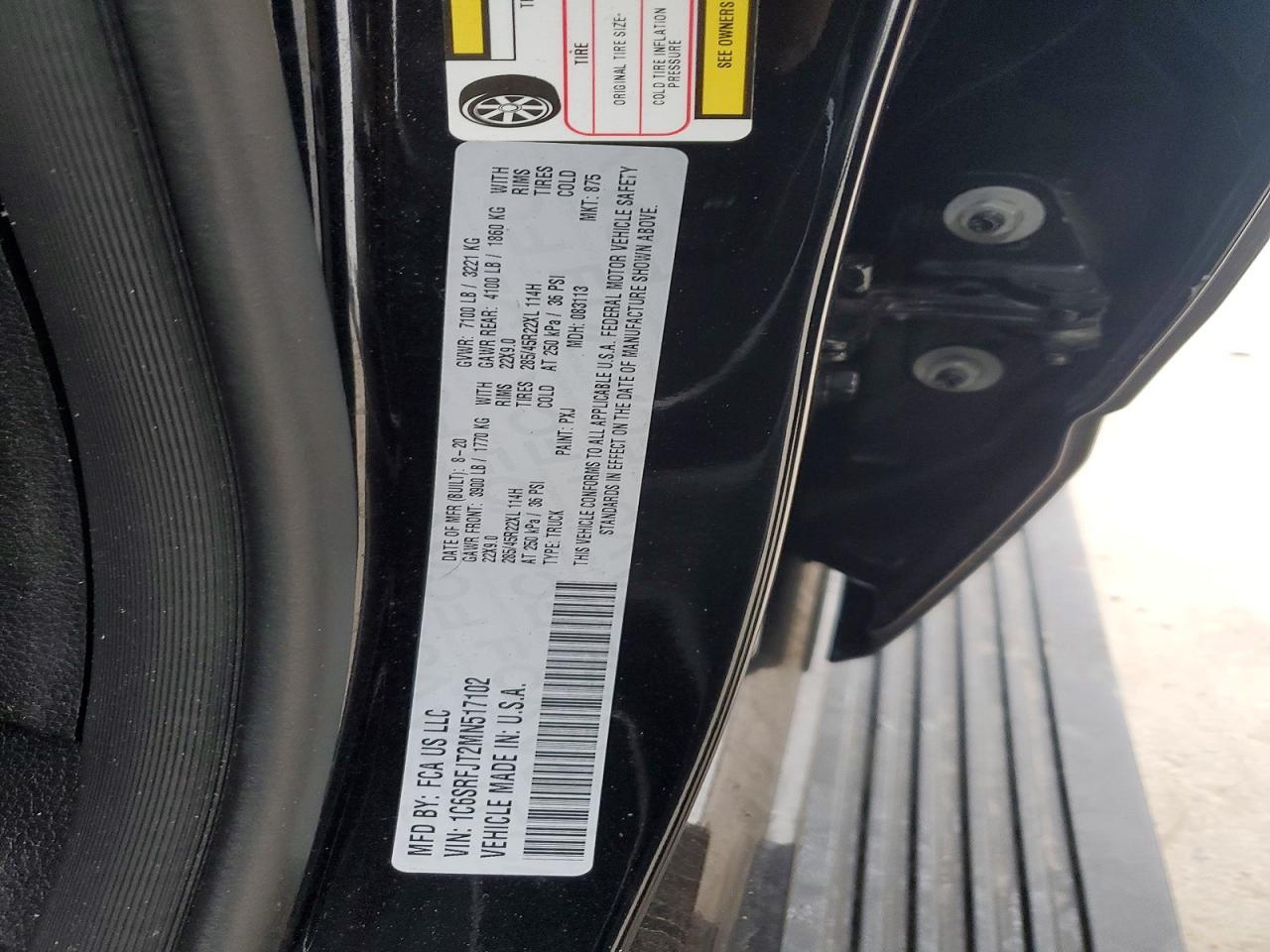 2021 RAM 1500