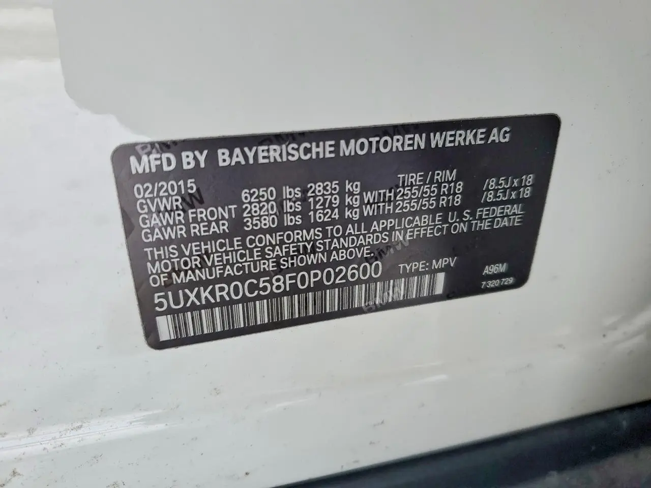 2015 BMW X5