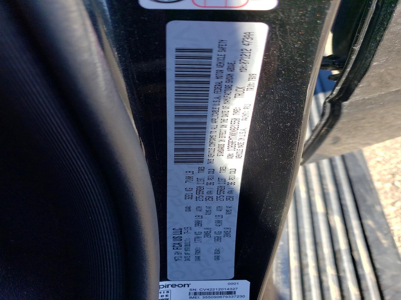 2019 RAM 1500