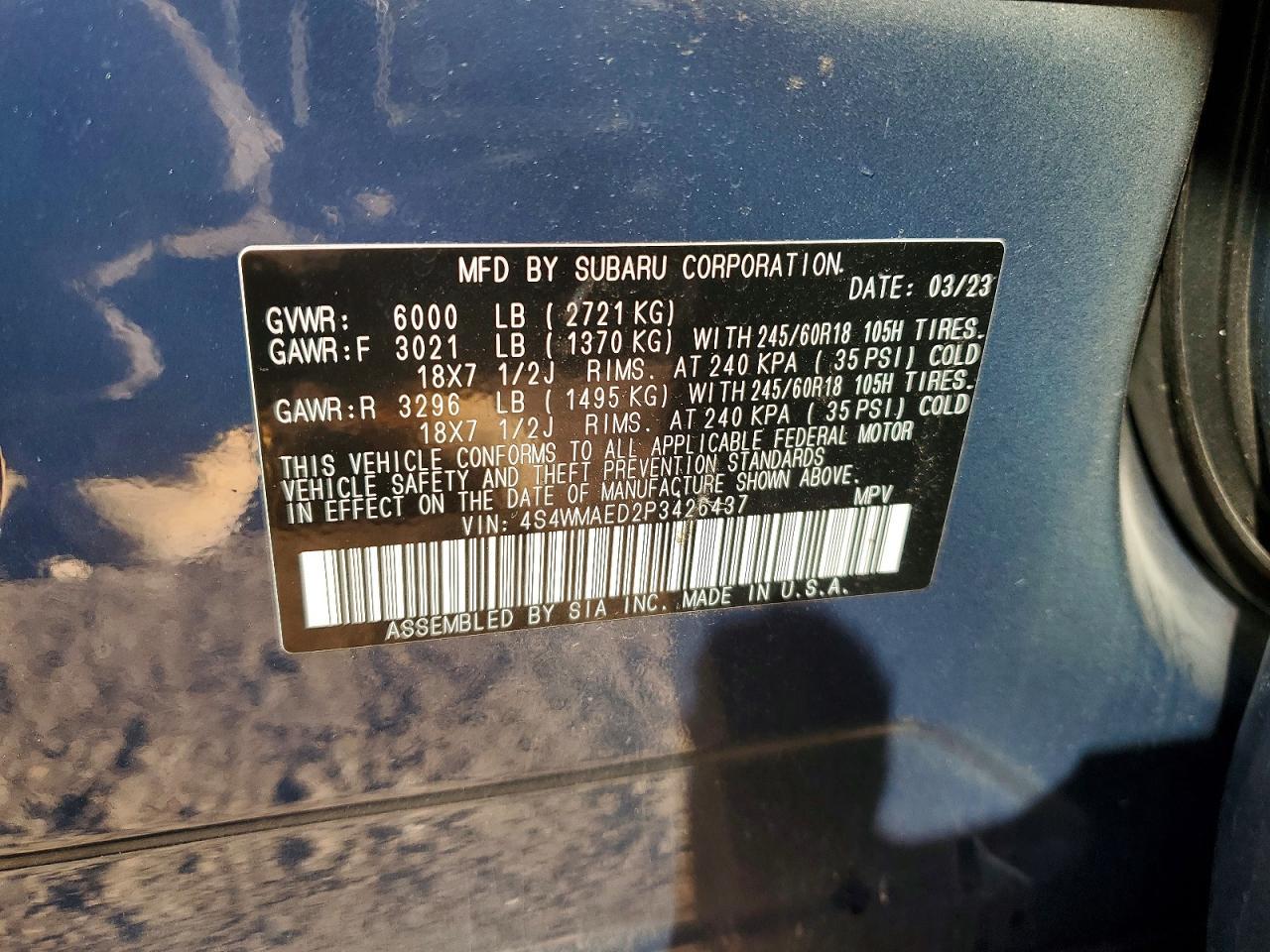 2023 SUBARU Ascent