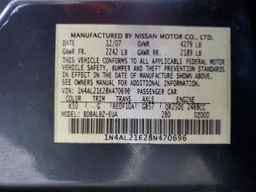 2008 NISSAN ALTIMA