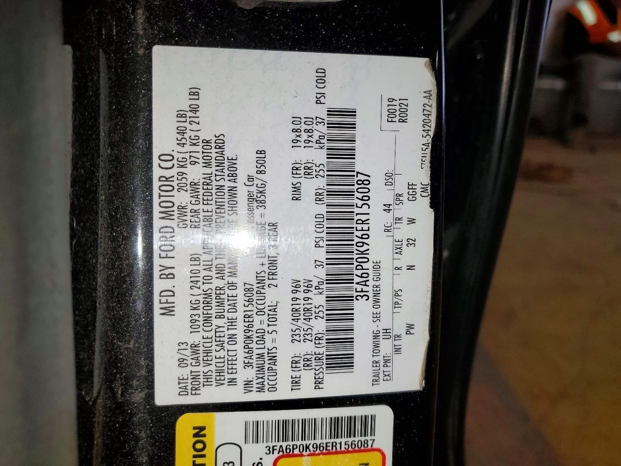 2014 FORD FUSION