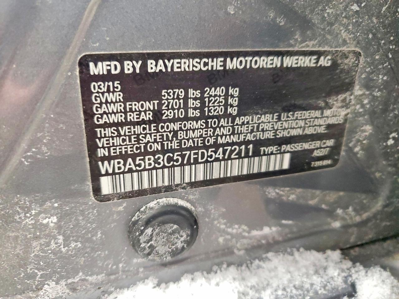 2015 BMW 5 series